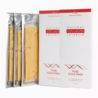 1+1 ZDARMA - ZLATÁ MASKA s živým kolagenem